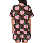 Pretty in Pink & Wild | Short Sleeve Tee & Shorts Pajama Set