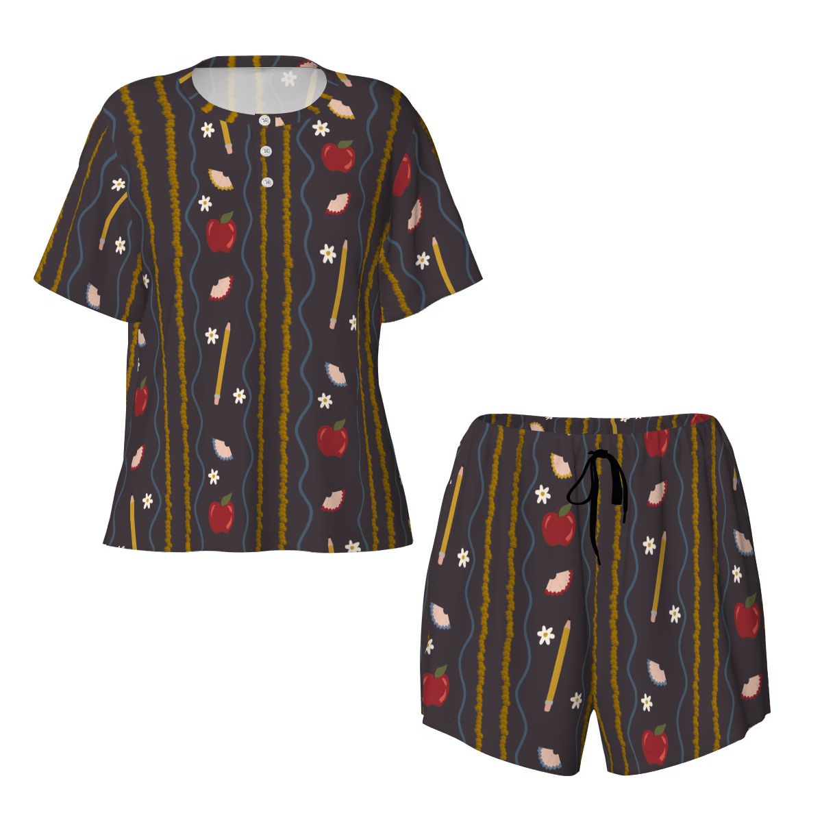 Vintage Schoolhouse | Short Sleeve Tee & Shorts Pajama Set
