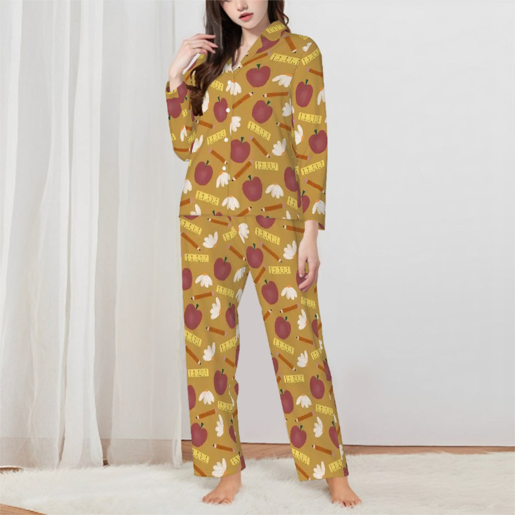Golden Hour– Collared Pajama Set