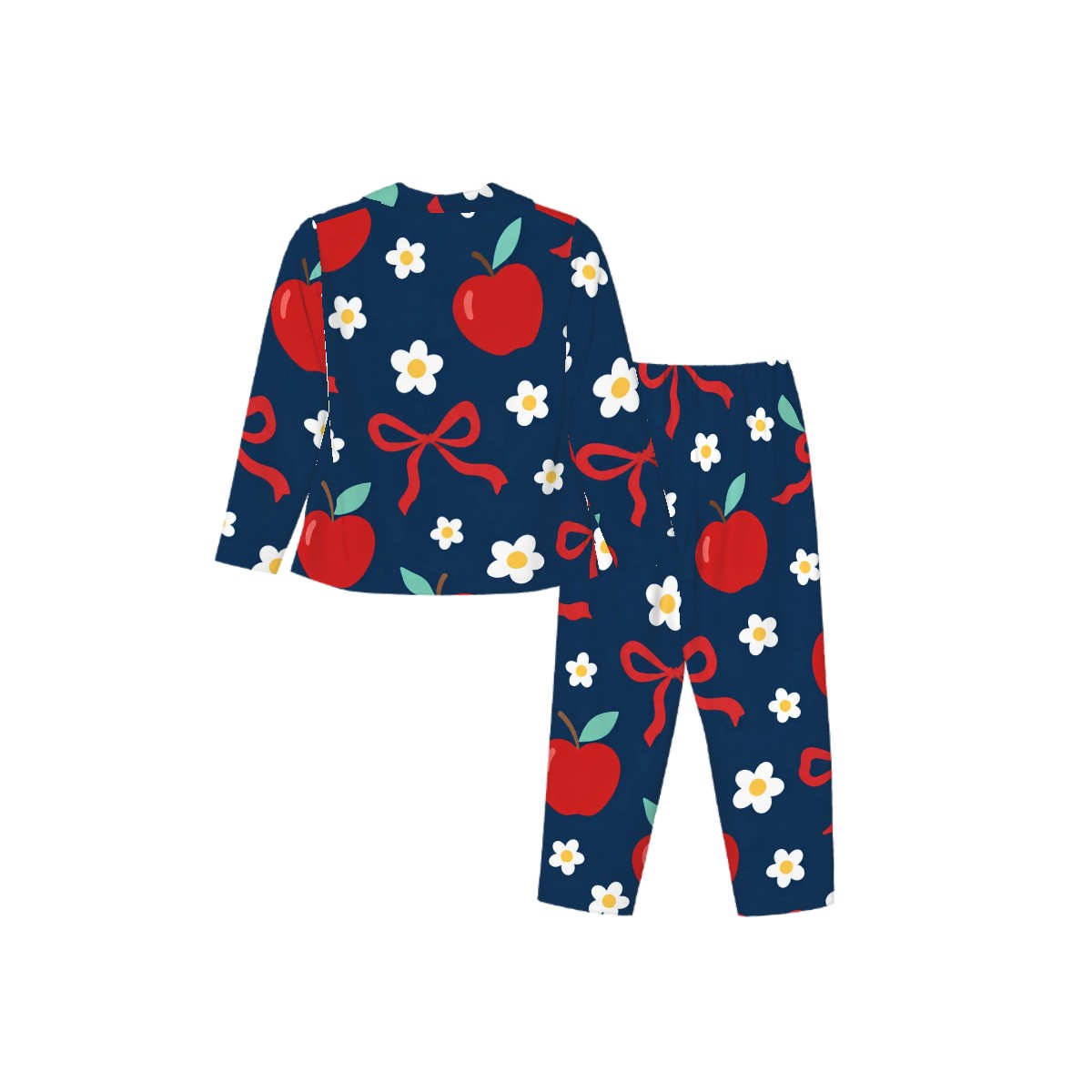 Sweet as Pie | Collared Long Sleeve & Pants Pajama Set
