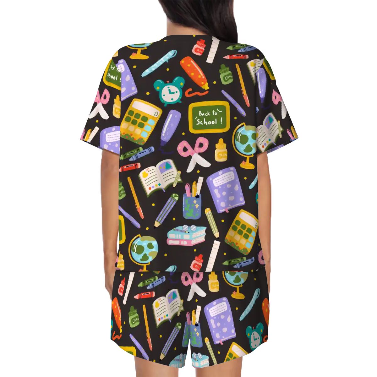 School Days | Short Sleeve Tee & Shorts Pajama Set