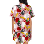 Pencils & Petals | Short Sleeve Tee & Shorts Pajama Set