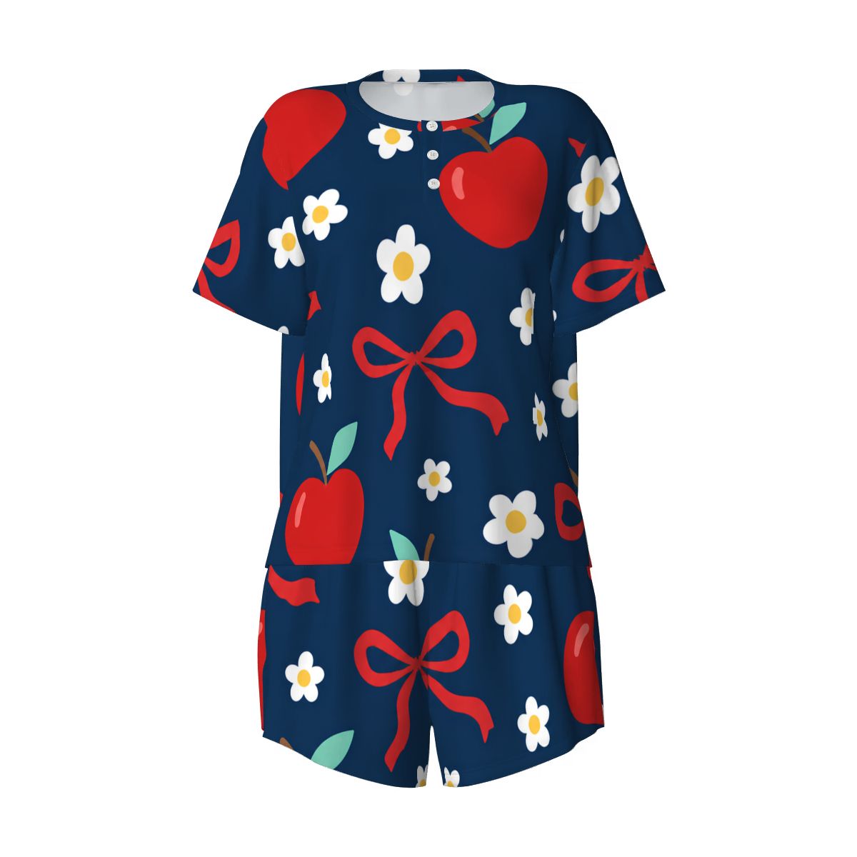 Sweet as Pie| Short Sleeve Tee & Shorts Pajama Set