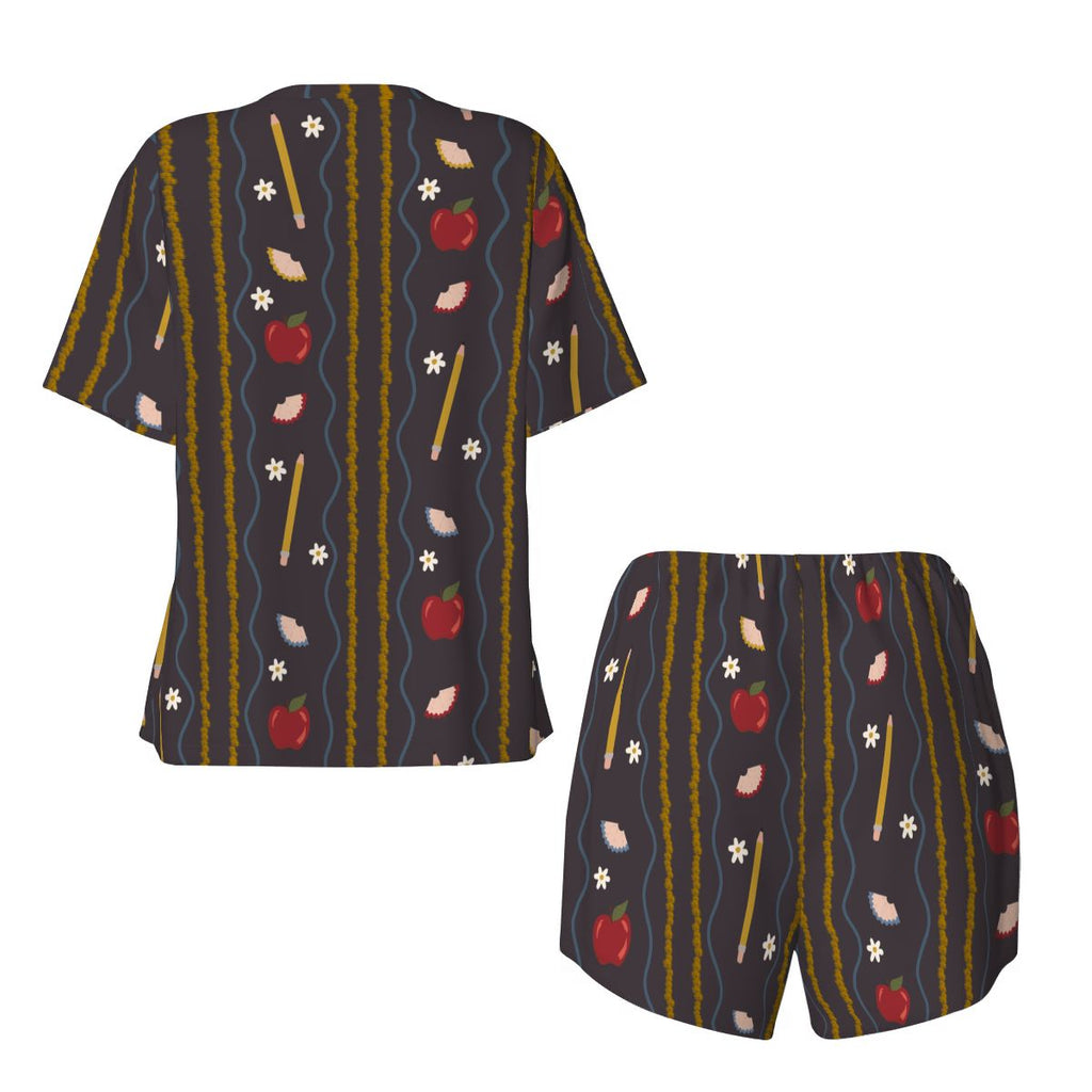 Vintage Schoolhouse | Short Sleeve Tee & Shorts Pajama Set