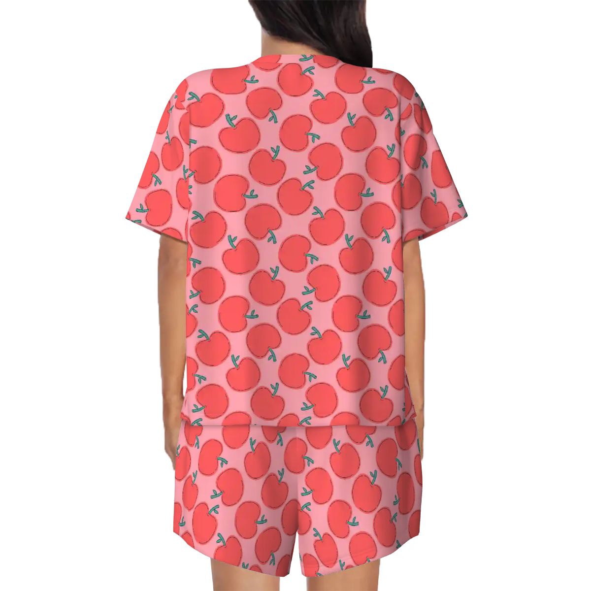 Apple of My Eye | Tee & Shorts Pajama Set