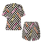 Color Me Retro | Tee & Shorts Pajama Set