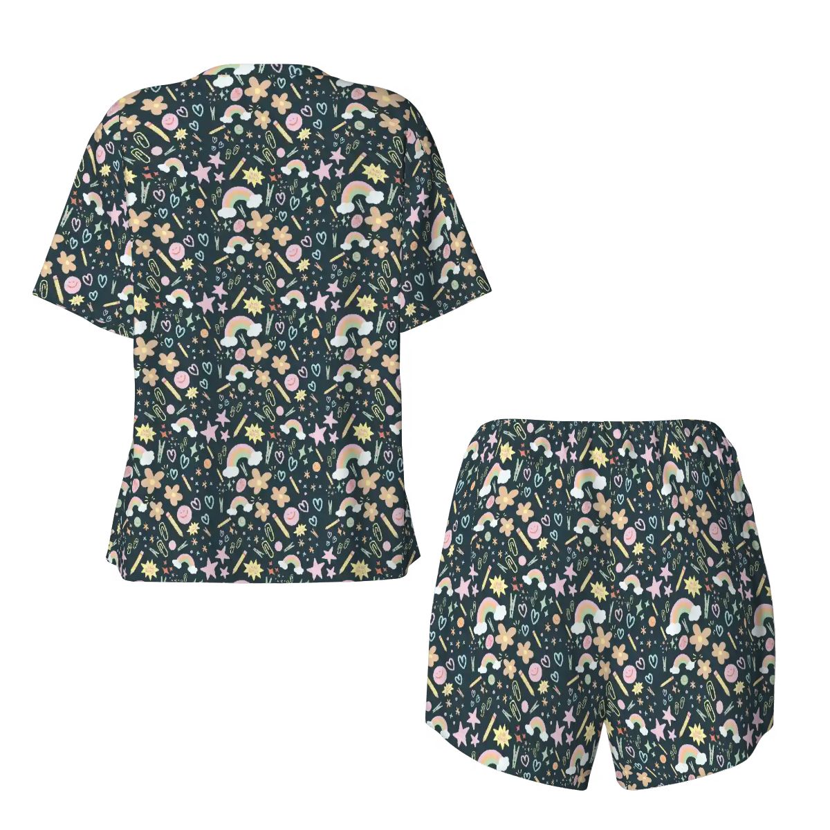 Happy Little Classroom | Short Sleeve Tee & Shorts Pajama Set
