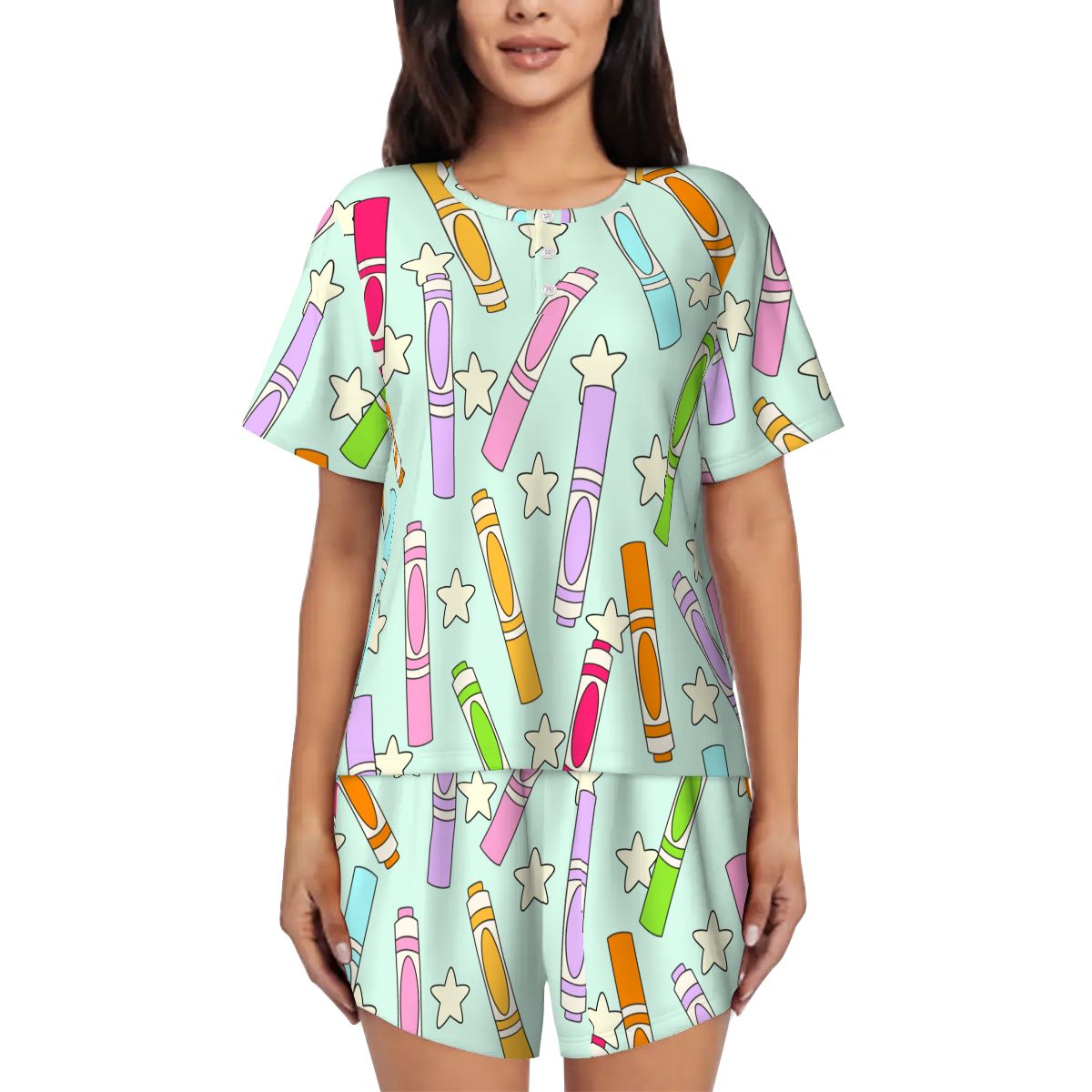 Written in the Stars | Tee & Shorts Pajama Set