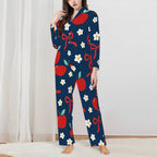 Sweet as Pie | Collared Long Sleeve & Pants Pajama Set