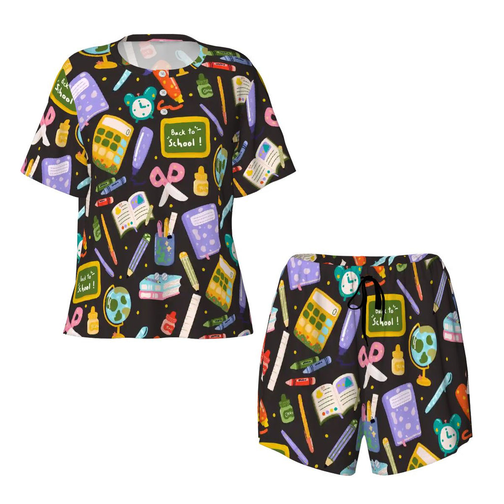School Days | Short Sleeve Tee & Shorts Pajama Set
