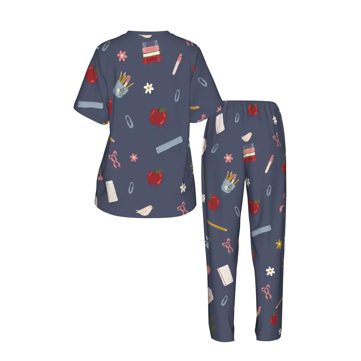 Chalkboard & Daisies – Tee & Pants Pajama Set