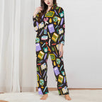School Days Collared Pajama Set