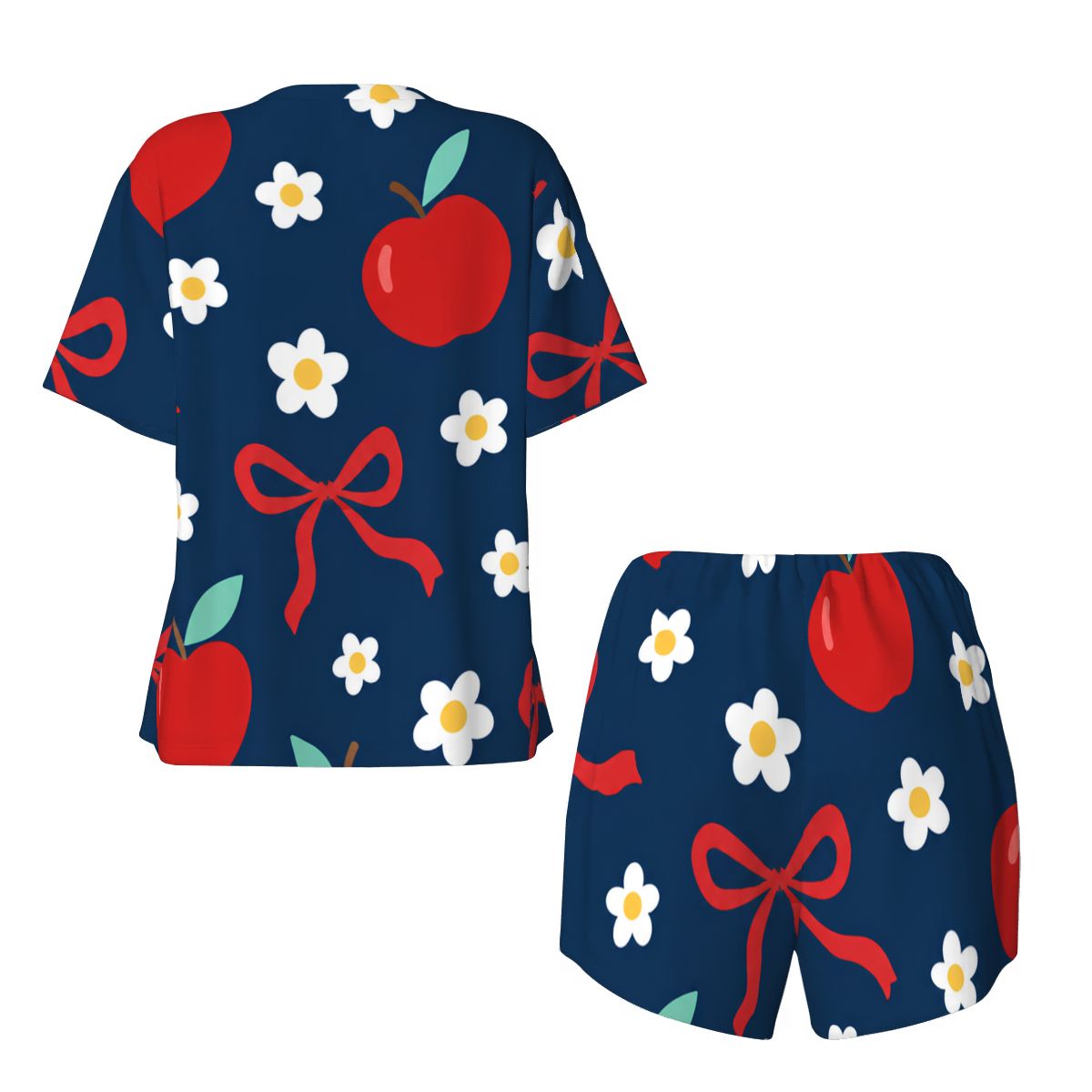 Sweet as Pie| Short Sleeve Tee & Shorts Pajama Set