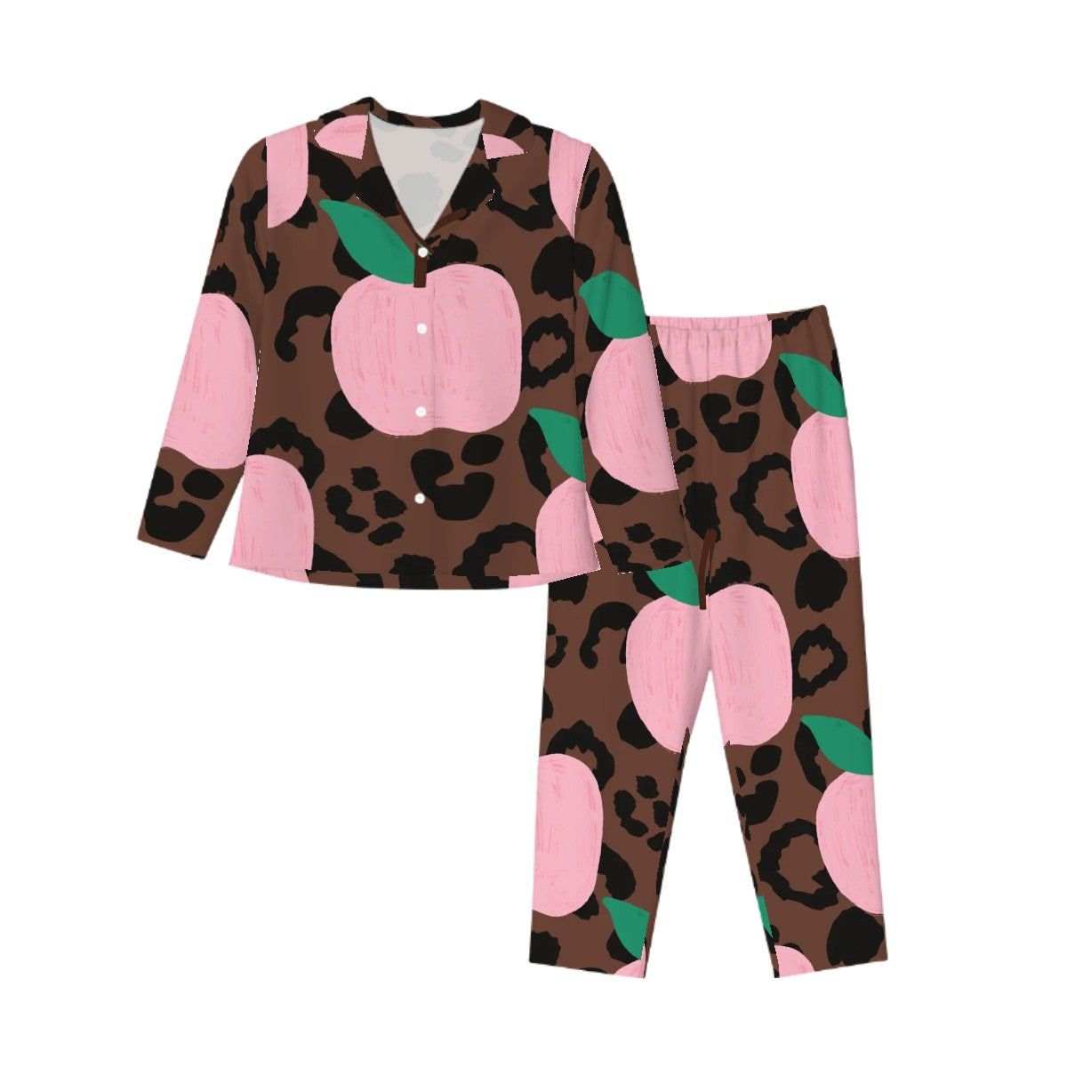 Pretty in Pink & Wild – Collared Pajama Set