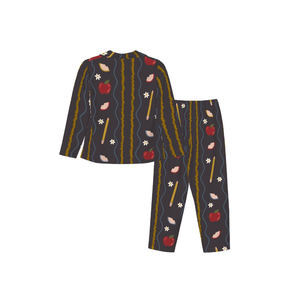 Vintage Schoolhouse | Collared Long Sleeve & Pants Pajama Set