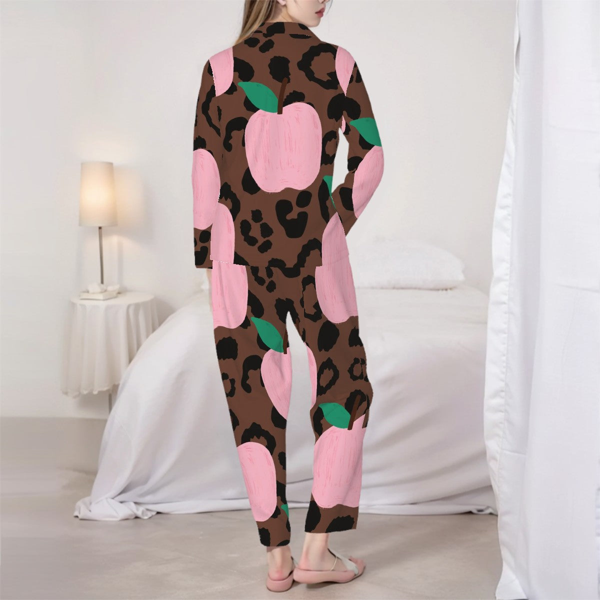 Pretty in Pink & Wild – Collared Pajama Set