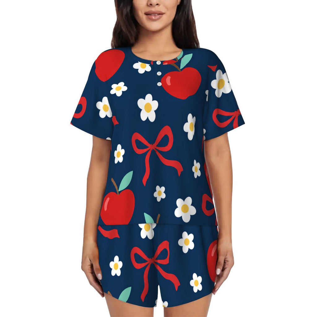 Sweet as Pie| Short Sleeve Tee & Shorts Pajama Set