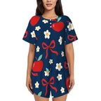 Sweet as Pie| Short Sleeve Tee & Shorts Pajama Set